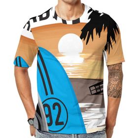 AILLOSA TH-167 Baskılı Desenli Kısa Kollu Unisex T-shirt