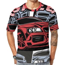 AILLOSA TH-172 Baskılı Desenli Kısa Kollu Unisex T-shirt