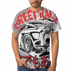 AILLOSA TH-174 3D Baskılı Desenli Kısa Kollu Erkek T-shirt