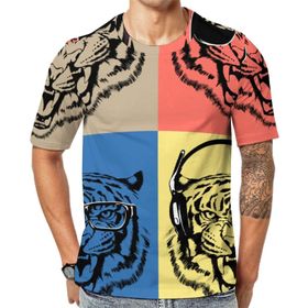 AILLOSA TH-178 Baskılı Desenli Kısa Kollu Unisex T-shirt