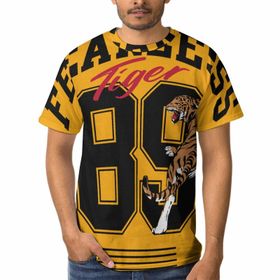 AILLOSA TH-181 3D Baskılı Desenli Kısa Kollu Erkek T-shirt