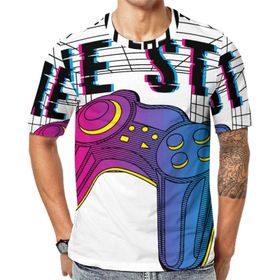AILLOSA TH-187 Baskılı Desenli Kısa Kollu Unisex T-shirt