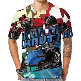 AILLOSA TH-193 Baskılı Desenli Kısa Kollu Unisex T-shirt