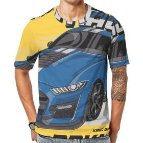 AILLOSA TH-194 Baskılı Desenli Kısa Kollu Unisex T-shirt