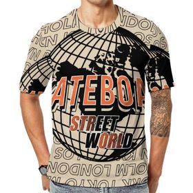 AILLOSA TH-195 Baskılı Desenli Kısa Kollu Unisex T-shirt