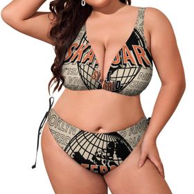 AILLOSA TH-195 Dolgulu İki Parça Büyük Beden Kadın Bikini Seti