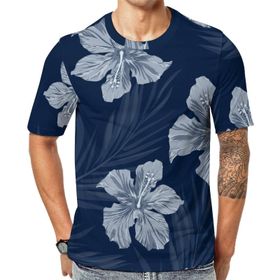 AILLOSA TH-232 Baskılı Desenli Kısa Kollu Unisex T-shirt