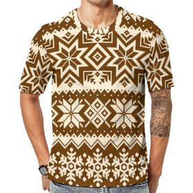 AILLOSA TH-234 Baskılı Desenli Kısa Kollu Unisex T-shirt