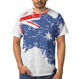 AILLOSA TH-267 3D Baskılı Desenli Kısa Kollu Erkek T-shirt