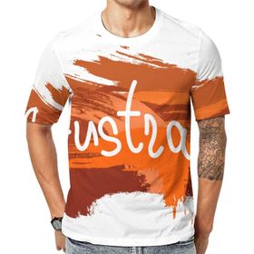 AILLOSA TH-271 Baskılı Desenli Kısa Kollu Unisex T-shirt
