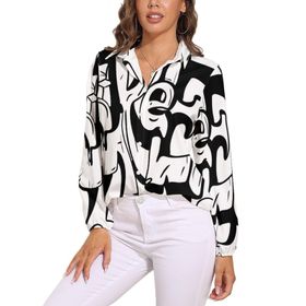 AILLOSA TH-278 V Yaka Kadın Bluz