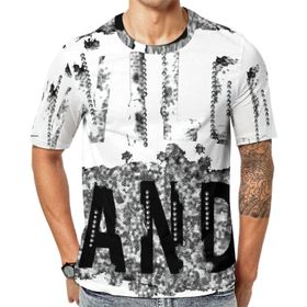 AILLOSA TH-279 Baskılı Desenli Kısa Kollu Unisex T-shirt
