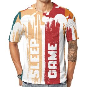 AILLOSA TH-286 Baskılı Desenli Kısa Kollu Unisex T-shirt