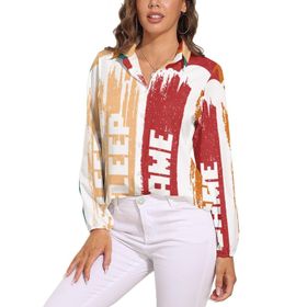 AILLOSA TH-286 V Yaka Tunik Kadın Bluz
