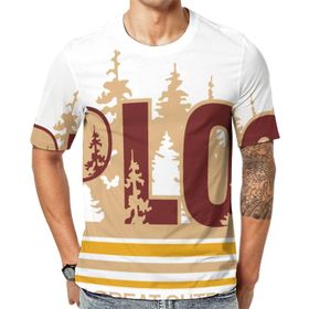 AILLOSA TH-289 Baskılı Desenli Kısa Kollu Unisex T-shirt