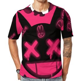AILLOSA TH-29 Baskılı Desenli Kısa Kollu Unisex T-shirt