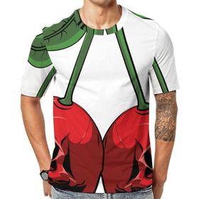 AILLOSA TH-296 Baskılı Desenli Kısa Kollu Unisex T-shirt