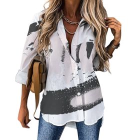 AILLOSA TH-297 V Yaka Tunik Kadın Bluz
