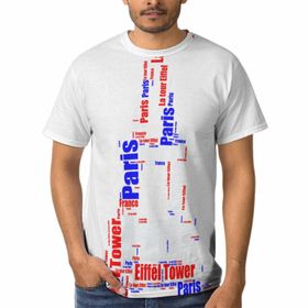 AILLOSA TH-306 3D Baskılı Desenli Kısa Kollu Erkek T-shirt