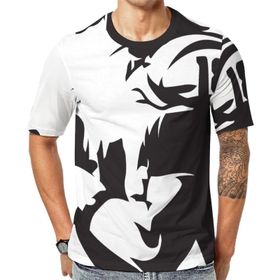 AILLOSA TH-308 Baskılı Desenli Kısa Kollu Unisex T-shirt