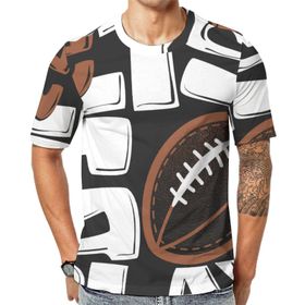 AILLOSA TH-321 Baskılı Desenli Kısa Kollu Unisex T-shirt