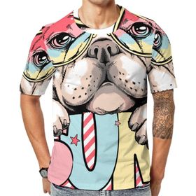 AILLOSA TH-333 Baskılı Desenli Kısa Kollu Unisex T-shirt