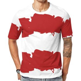 AILLOSA TH-341 Baskılı Desenli Kısa Kollu Unisex T-shirt