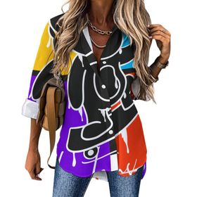 AILLOSA TH-347 V Yaka Tunik Kadın Bluz