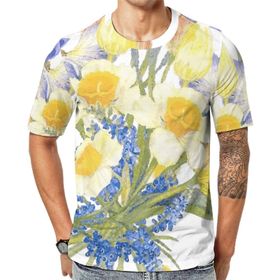 AILLOSA TH-35 Baskılı Desenli Kısa Kollu Unisex T-shirt