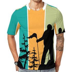 AILLOSA TH-354 Baskılı Desenli Kısa Kollu Unisex T-shirt