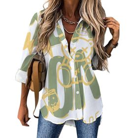 AILLOSA TH-361 V Yaka Tunik Kadın Bluz