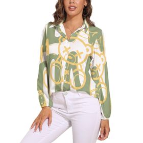 AILLOSA TH-361 V Yaka Tunik Kadın Bluz
