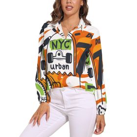 AILLOSA TH-362 V Yaka Tunik Kadın Bluz