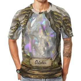 AILLOSA Th-367 Baskılı Desenli Kısa Kollu Unisex T-shirt