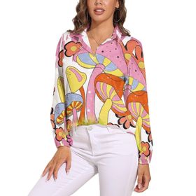 AILLOSA TH-381 V Yaka Tunik Kadın Bluz