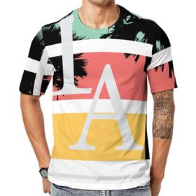 AILLOSA Th-384 Baskılı Desenli Kısa Kollu Unisex T-shirt