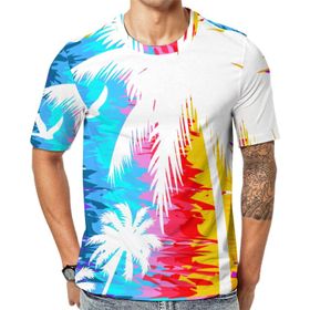 AILLOSA Th-385 Baskılı Desenli Kısa Kollu Unisex T-shirt