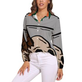 AILLOSA TH-387 V Yaka Kadın Bluz