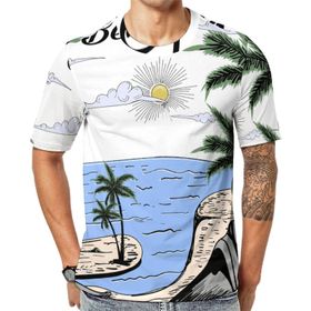 AILLOSA Th-394 Baskılı Desenli Kısa Kollu Unisex T-shirt