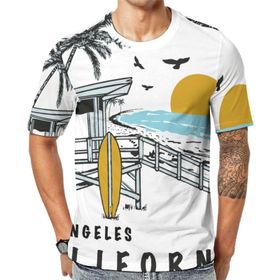 AILLOSA Th-396 Baskılı Desenli Kısa Kollu Unisex T-shirt
