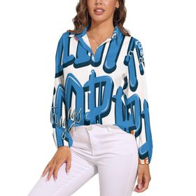 AILLOSA TH-413 V Yaka Kadın Bluz
