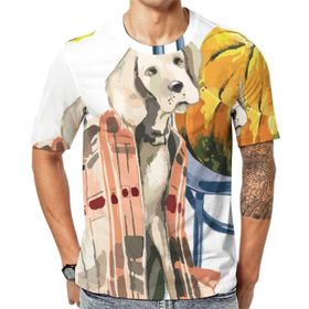AILLOSA Th-418 Baskılı Desenli Kısa Kollu Unisex T-shirt
