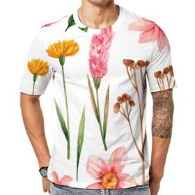 AILLOSA Th-420 Baskılı Desenli Kısa Kollu Unisex T-shirt