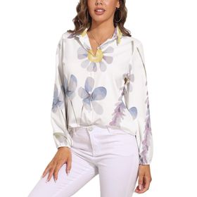 AILLOSA TH-422 V Yaka Kadın Bluz