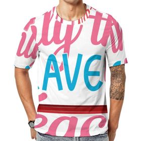 AILLOSA Th-425 Baskılı Desenli Kısa Kollu Unisex T-shirt