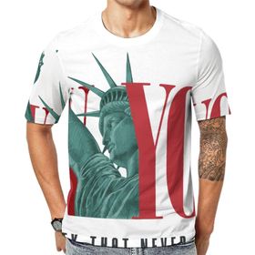 AILLOSA Th-426 Baskılı Desenli Kısa Kollu Unisex T-shirt