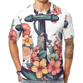 AILLOSA Th-433 Baskılı Desenli Kısa Kollu Unisex T-shirt