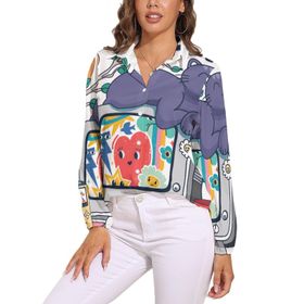 AILLOSA TH-435 V Yaka Kadın Bluz