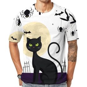 AILLOSA Th-444 Baskılı Desenli Kısa Kollu Unisex T-shirt