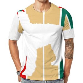 AILLOSA Th-449 Baskılı Desenli Kısa Kollu Unisex T-shirt